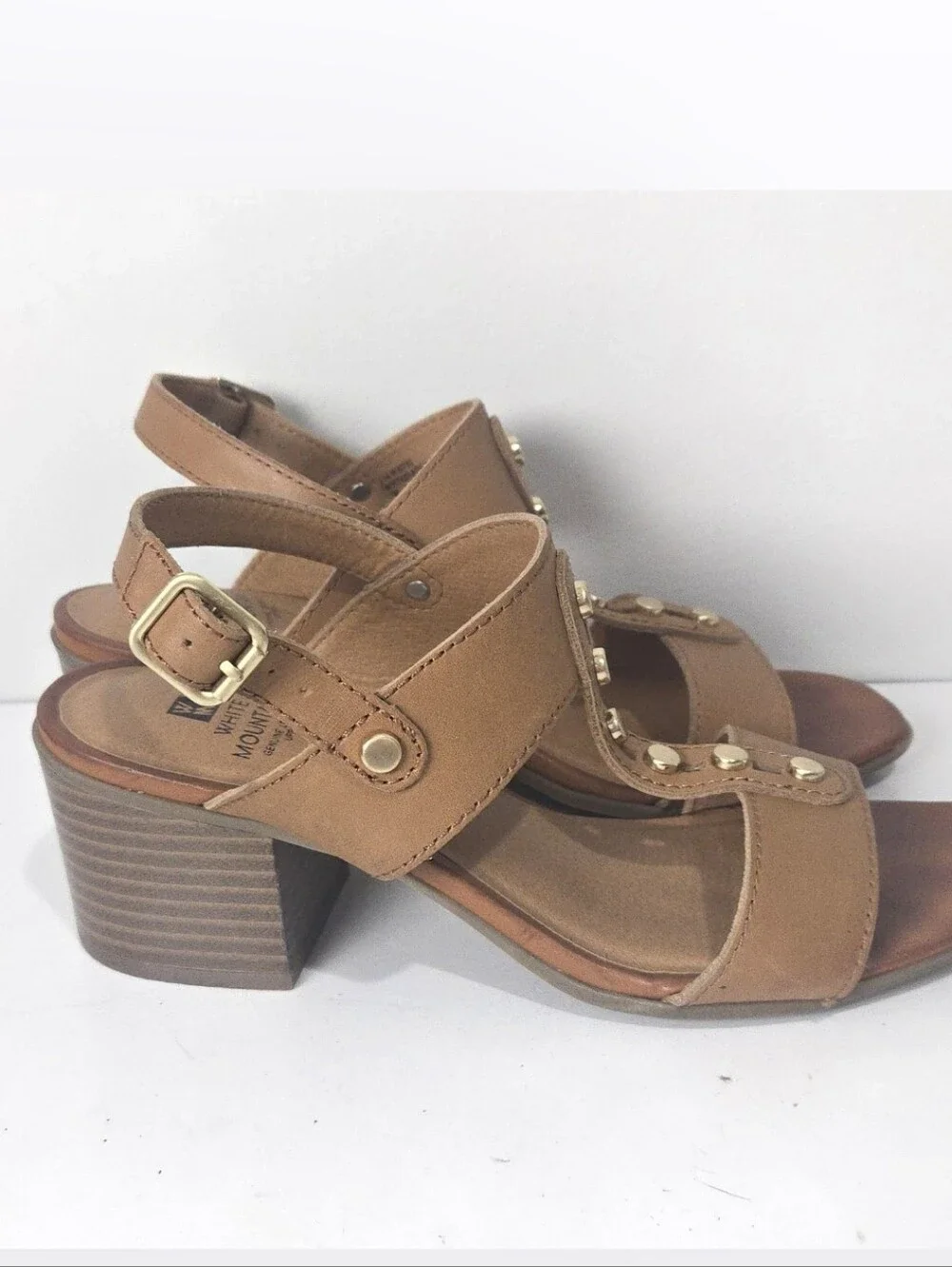 White Mountain strap leather